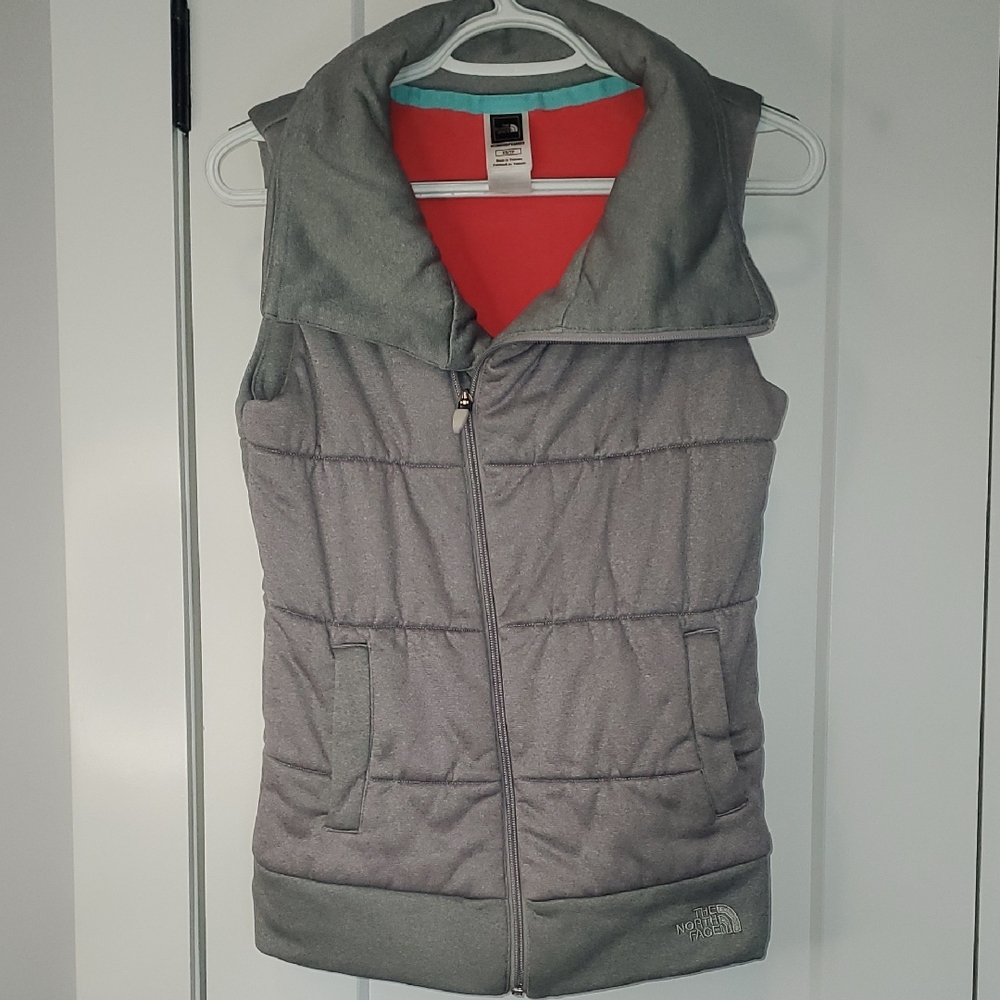 The North Face Women's Gray and Coral Vest
